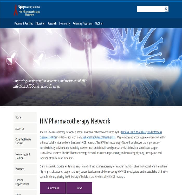 HIV Pharmacotherapy Network screenshot